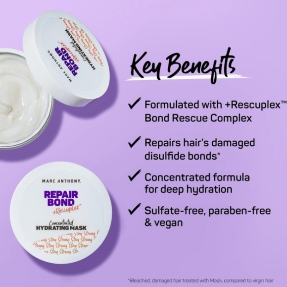 Marc Anthony Repair Bond Leave In Conditioner Treatment & FULL SIZE MASK PRODUCT - Picture 8 of 10